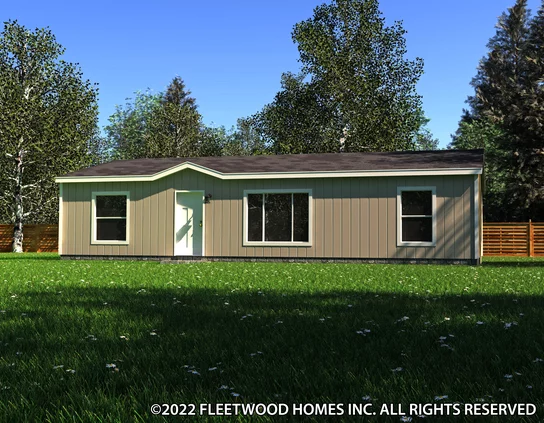 Exterior of Fleetwood Homes Eagle 28443S Manufactured Home