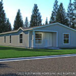 Exterior of Fleetwood Homes Eagle 28523P Manufactured Home
