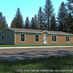 Exterior of Fleetwood Homes Eagle 28604S Manufactured Home