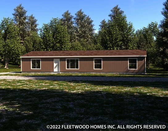 Exterior of Fleetwood Homes Eagle 28664S Manufactured Home