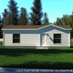Exterior of Fleetwood Homes Evergreen 24342E Manufactured Home