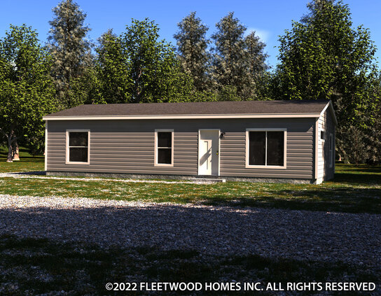 Exterior of Fleetwood Homes Evergreen 24443E Manufactured Home