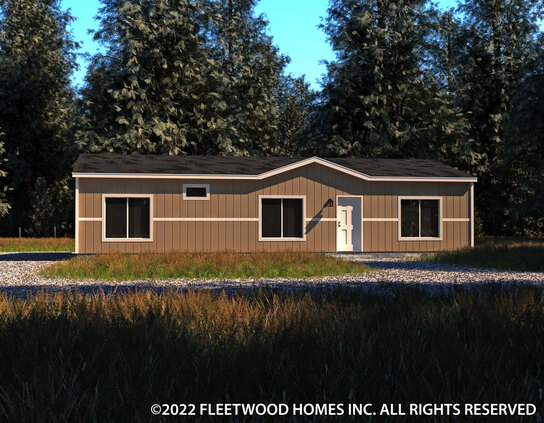 Exterior of Fleetwood Homes Evergreen 28483E Manufactured Home