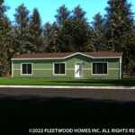 Exterior of Fleetwood Homes Evergreen 28502E Manufactured Home