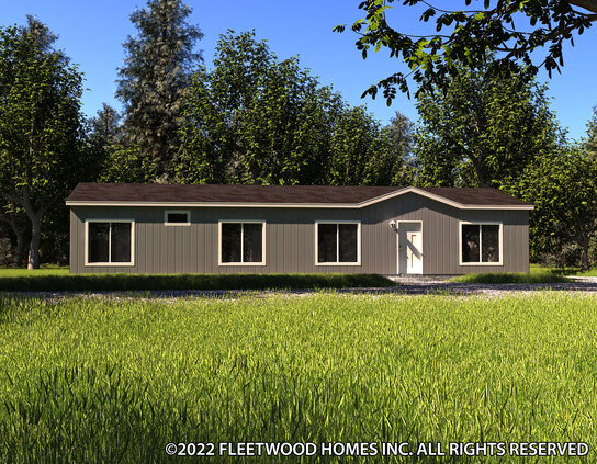 Exterior of Fleetwood Homes Evergreen 28583F Manufactured Home