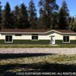 Exterior of Fleetwood Homes Evergreen 28603E Manufactured Home