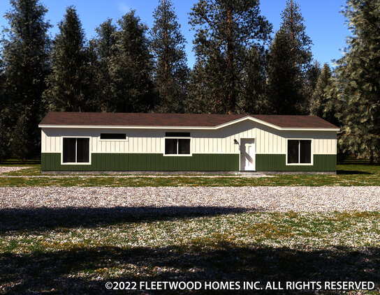 Exterior of Fleetwood Homes Evergreen 28603E Manufactured Home
