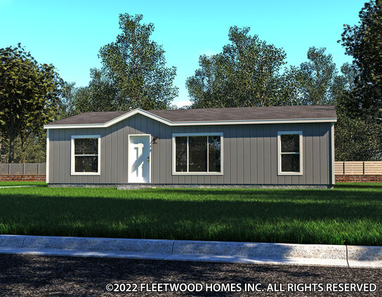 Exterior of Fleetwood Homes Sandpointe 28403A Manufactured Home