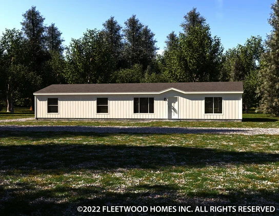 Exterior of Fleetwood Homes Sandpointe 28664A Manufactured Home