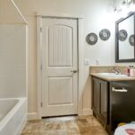 Skyline Homes Westridge 1218CT Manufactured Home Second bathroom featuring shower and vanity