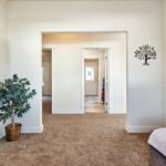 Skyline Homes Westridge 1218CT Manufactured Home Den facing out to hallway and second bathroom
