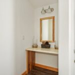 Skyline Homes Westridge 1218CT Manufactured Home Primary bathroom featuring single vanity