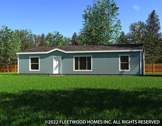 Exterior view of the Fleetwood Homes Eagle 28483S Manufactured Home
