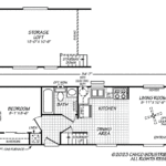 Fleetwood Homes Cascadia 12351L floor plan blueprint