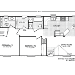 Evergreen 20442F manufactured home floor plan