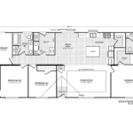 Evergreen 28664E manufactured home floor plan