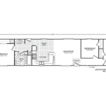 Sandpointe 14663A manufactured home floor plan