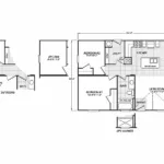 Juniper 24342R manufactured home floor plan with optional room upgrades