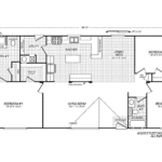 Juniper 28563R manufactured home floor plan