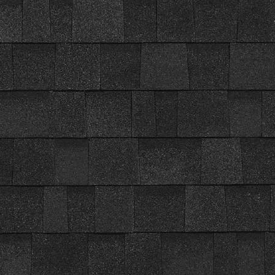 onyx black shingles roof sample