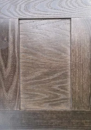 Espresso oak cabinet sample