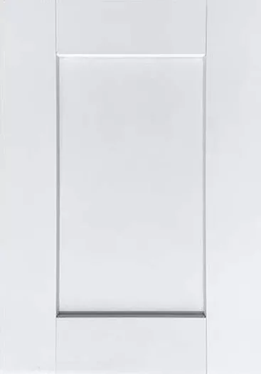 White upgraded cabinet sample