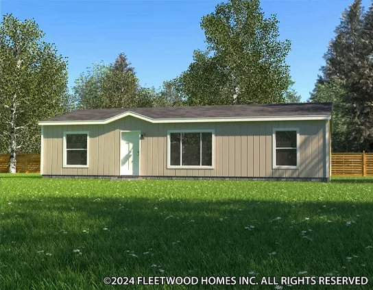 Exterior view of the Fleetwood Homes Eagle 28433S Manufactured Home