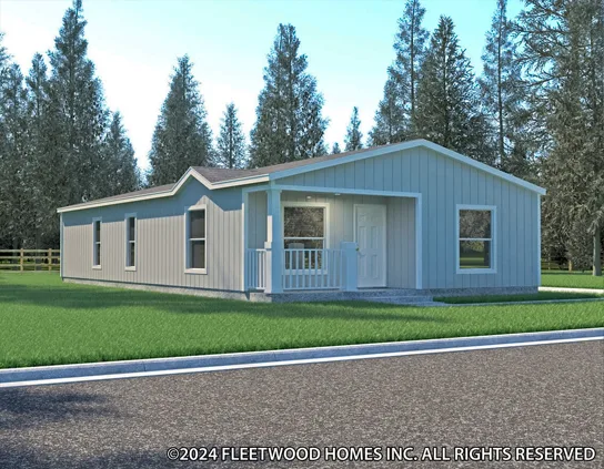 Exterior view of the Fleetwood Homes Eagle 28523p Manufactured Home